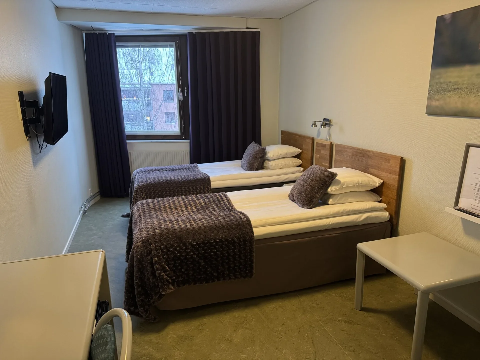 Dubbelrum på Hotell Mittlandia